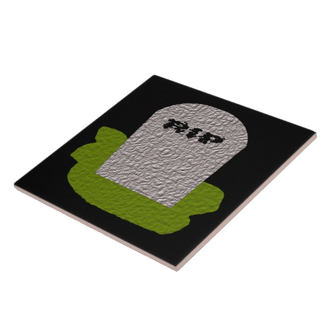 RIP Tombstone Tile (Side)