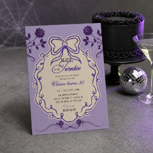 RIP Twenties 30th Birthday Invitation
