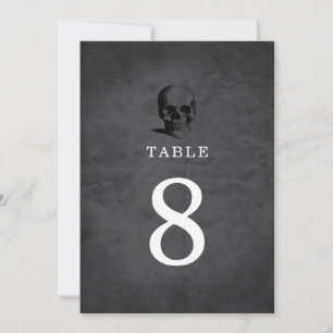 RIP Twenties Gothic 30th Birthday Table Guide Invitation