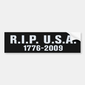 RIP USA Bumper Sticker