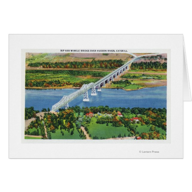 Rip Van Winkle Bridge over Hudson River (Front Horizontal)