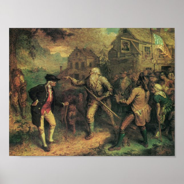 Rip Van Winkle in the Village Square Poster (Front)