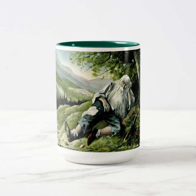 Rip Van Winkle Vintage Two-Tone Coffee Mug (Center)