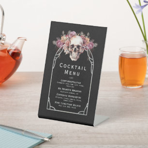 RIP Youth Cocktail Menu Pedestal Sign