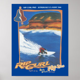 Ripcurl Pro 2000, Surf Competition  Poster