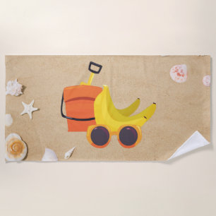 Ripe Bananas Beach Towel
