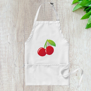 Ripe Bright Red Cherries Standard Apron