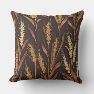 Ripe Ears of Grain, Author Natasha Us   Throw Pillow