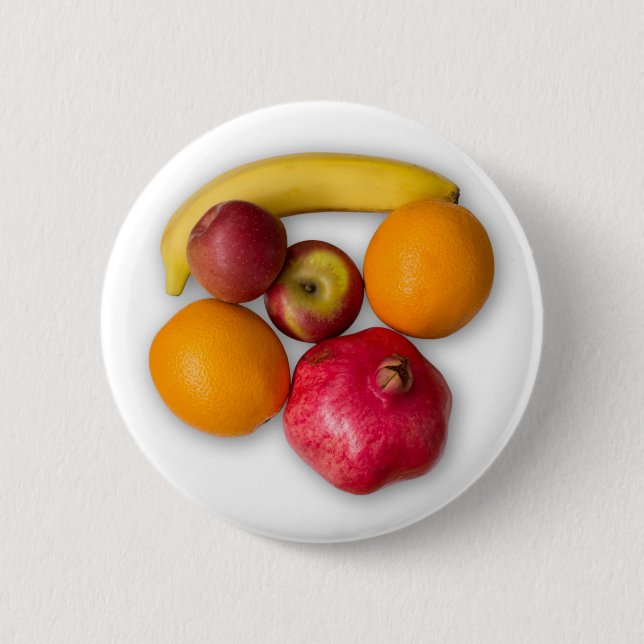 Ripe fruits 2 inch round button (Front)