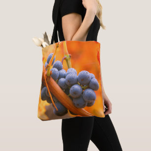 Ripe Grape In Vineyard Tote Bag