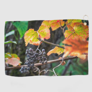 Ripe Isabella grape Golf Towel