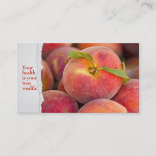 ripe peach pile business card