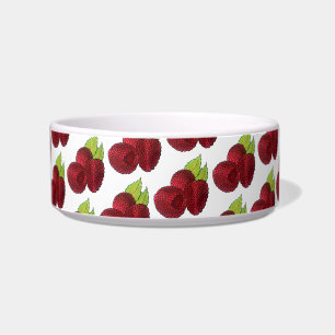 Ripe Raspberry Red Raspberries Berry Fruit Print Bowl