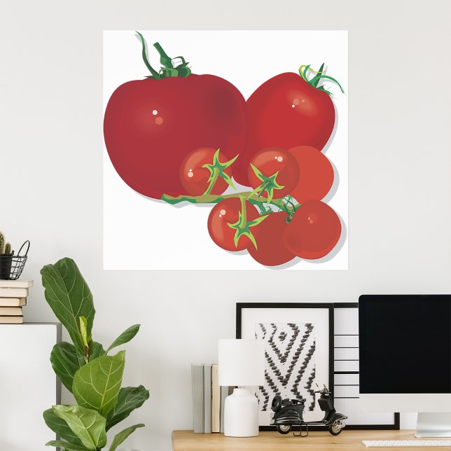 Ripe Red Tomatoes Poster (Creator Uploaded)