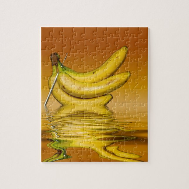 Ripe Yellow Bananas Jigsaw Puzzle (Vertical)