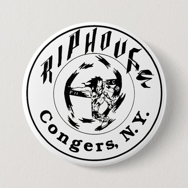 Riphouse Congers, NY 3 Inch Round Button (Front)