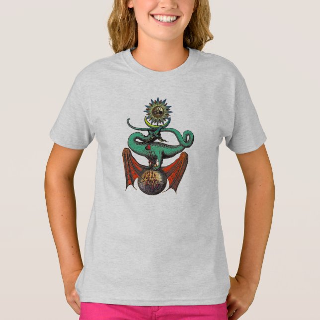 Ripley Scroll Alchemy Dragon T-Shirt (Front)