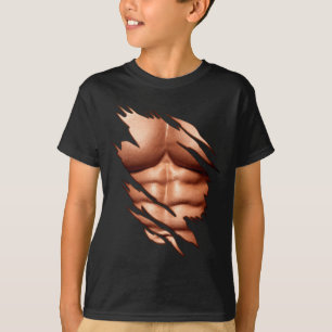 Ripped Abs Clic Funny T-Shirt
