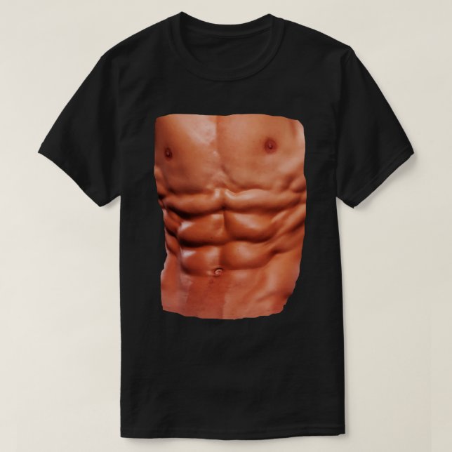 Ripped Abs T-Shirt (Design Front)