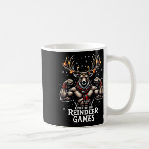 Ripped For The Games Funny Christmas Gym Workout R Coffee Mug