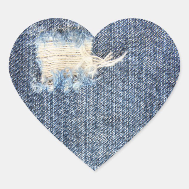 Ripped Jeans Faux Look Stickers (Front)