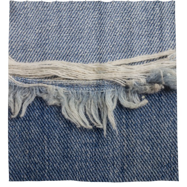 Ripped jeans texture, stylish background. (Front)