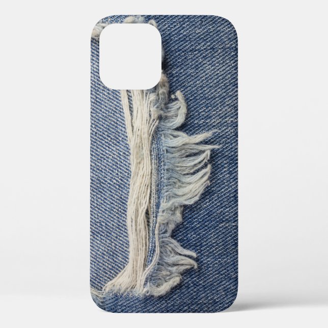 Ripped jeans texture, stylish background. Case-Mate iPhone case (Back)