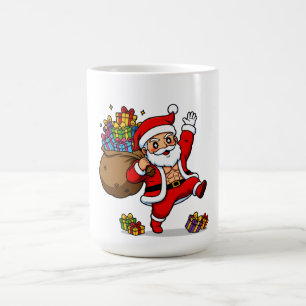 Ripped Santa Christmas   Muscular Claus & Holiday  Coffee Mug