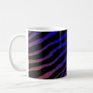Ripped SpaceTime Stripes - Orange/Blue Coffee Mug