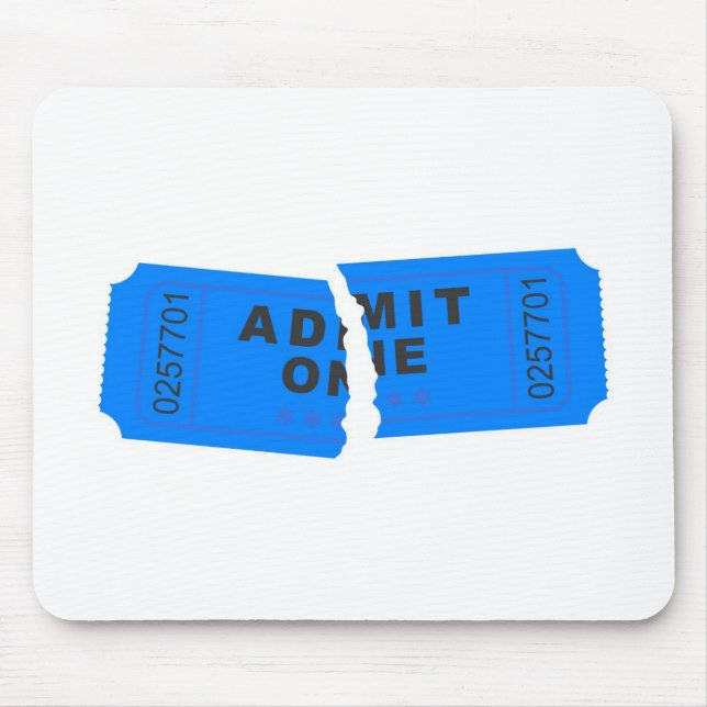 Ripped Ticket Mouse Pad (Front)