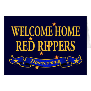 Rippers rouges à la maison bienvenus