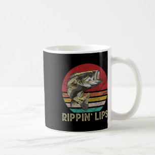 Rippin Lips Retro Vintage Byss Fishing Gifts  Coffee Mug