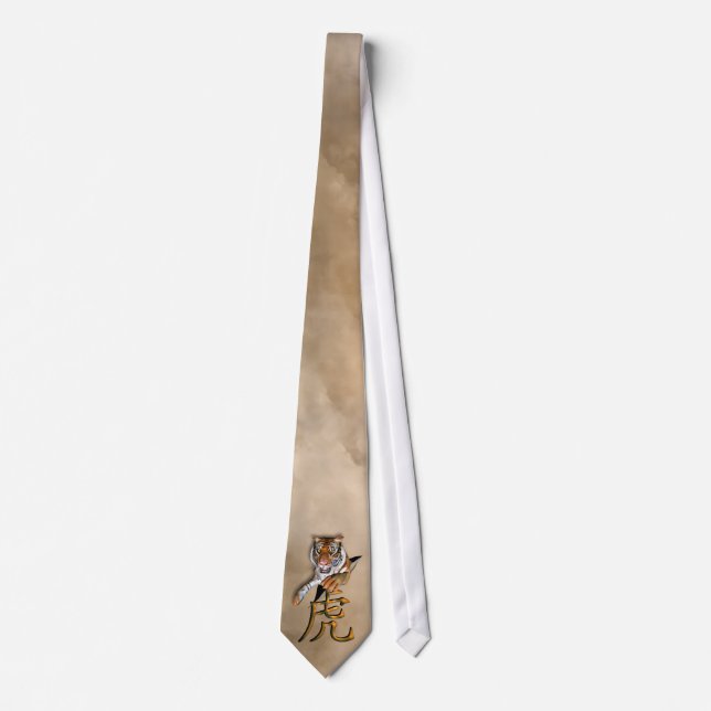 Ripping Tiger Design Tie (Front)