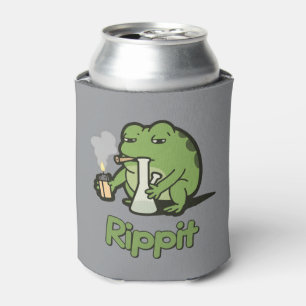 Rippit Funny Frog Stoner Gift, Stoner Girls Frog  Can Cooler