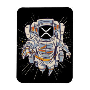 Ripple Astronaut - Xrp Crypto  Magnet