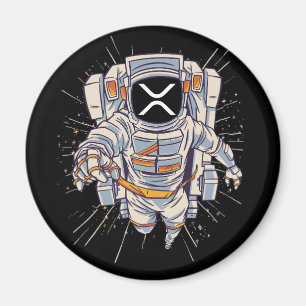 Ripple Astronaut - Xrp Crypto  Magnet