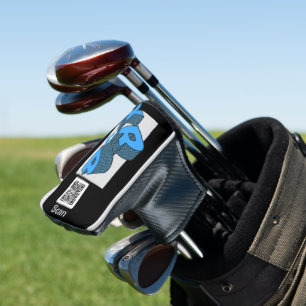 Ripple cryptocurrency - XRP Qr code  Golf Head Cover