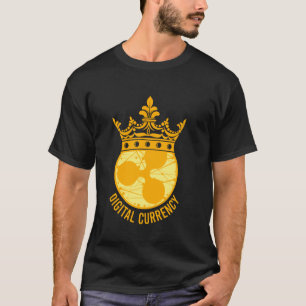 Ripple King Crown Cryptocurrency Currency Blockcha T-Shirt
