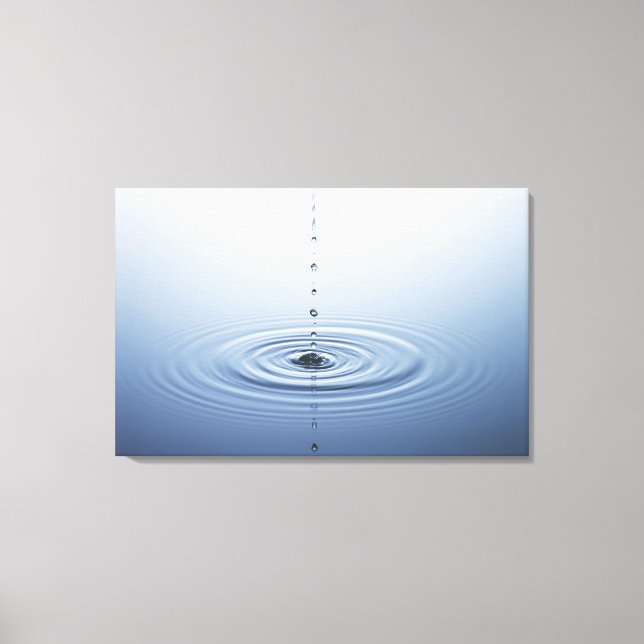 Ripple on Water Canvas Print (Front)