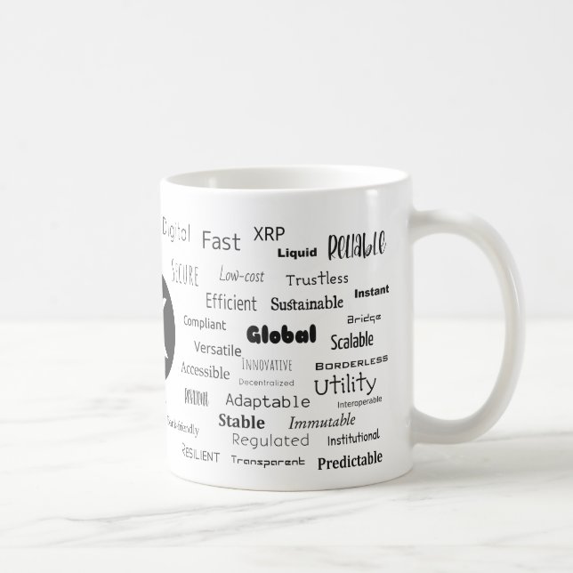 Ripple XRP Crypto Mug (Droite)