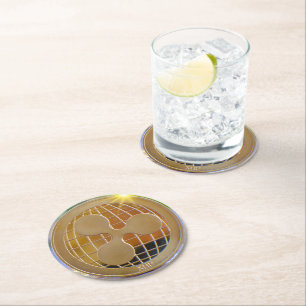 Ripple XRP Crypto Round Paper Coaster
