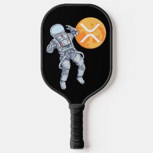 Ripple XRP  Cryptocurrency -Crypto Astronaut Pickleball Paddle