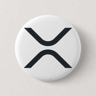 Ripple XRP Logo Crypto Blockchain Cryptocurrency 2 Inch Round Button