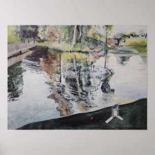 Ripples and Birdhouse Kew Gardens 2014 Poster