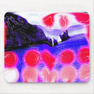 Ripples in time art mouse pad