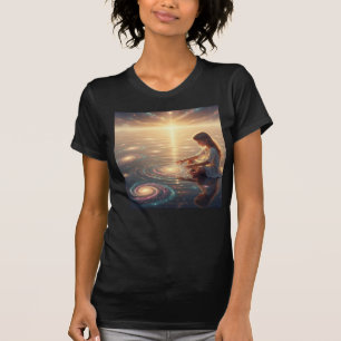 Ripples of Creation – Inner Child of Cosmic Light T-Shirt