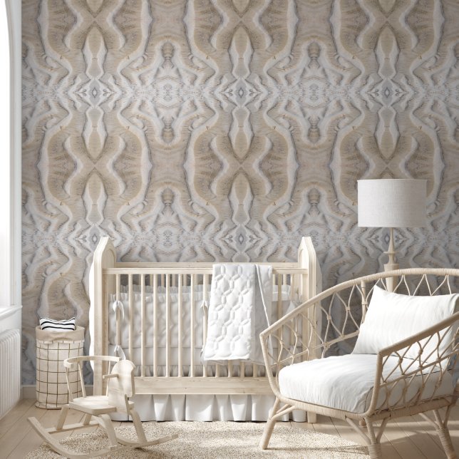 Ripples on a sandy beach L-size pattern Wallpaper (Kids)