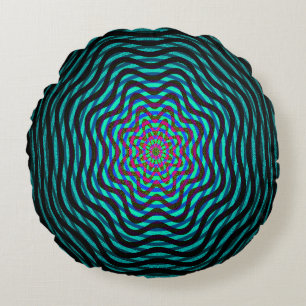 Rippling Atom...... Round Pillow