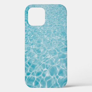 Rippling crystal blue water iPhone 12 case