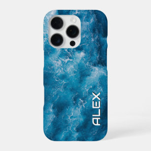 Rippling Ocean Water iPhone Case – Serene Blue Sea
